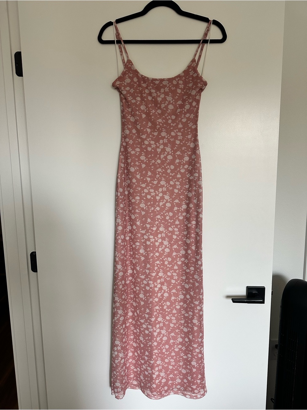 PrincessPolly Dusty Rose Floral Maxi Dress